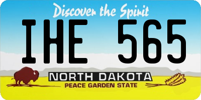 ND license plate IHE565