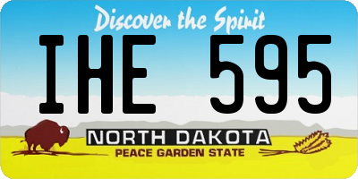 ND license plate IHE595