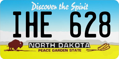 ND license plate IHE628