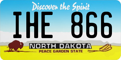 ND license plate IHE866
