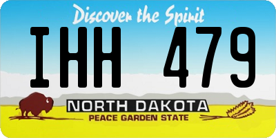 ND license plate IHH479