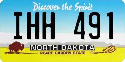 ND license plate IHH491