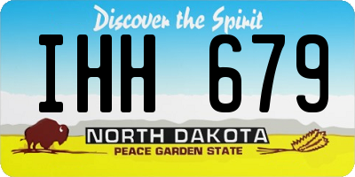 ND license plate IHH679