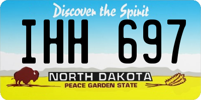 ND license plate IHH697
