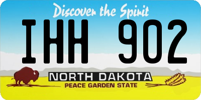 ND license plate IHH902