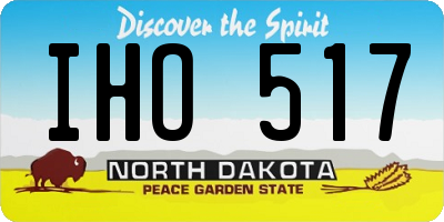 ND license plate IHO517