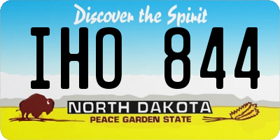 ND license plate IHO844