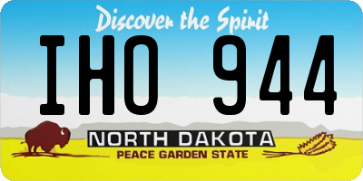 ND license plate IHO944