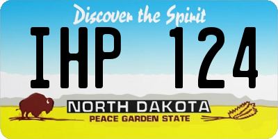 ND license plate IHP124