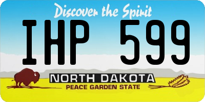 ND license plate IHP599