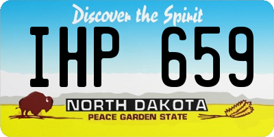 ND license plate IHP659