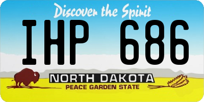 ND license plate IHP686