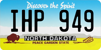 ND license plate IHP949