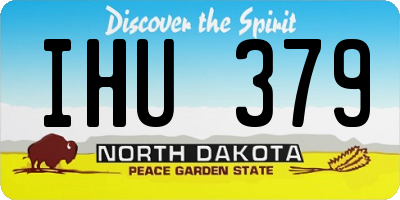 ND license plate IHU379