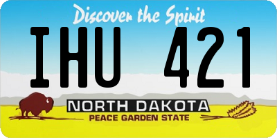 ND license plate IHU421
