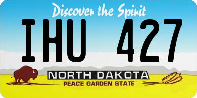 ND license plate IHU427