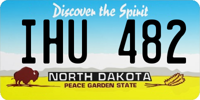 ND license plate IHU482