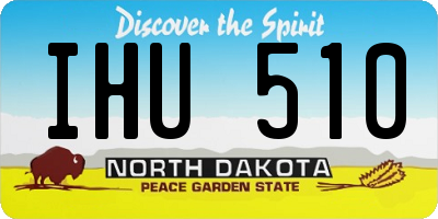 ND license plate IHU510