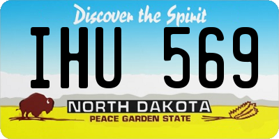 ND license plate IHU569