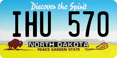 ND license plate IHU570