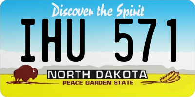 ND license plate IHU571