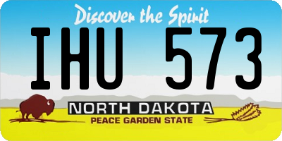 ND license plate IHU573