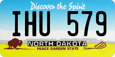ND license plate IHU579