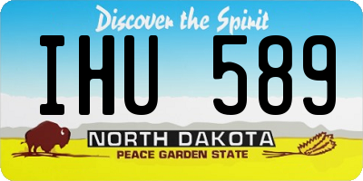 ND license plate IHU589
