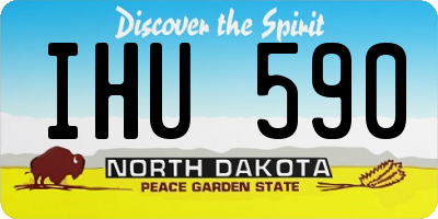 ND license plate IHU590