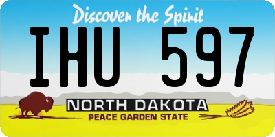 ND license plate IHU597
