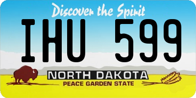 ND license plate IHU599