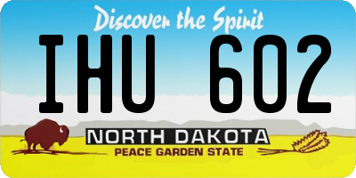 ND license plate IHU602