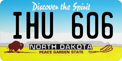 ND license plate IHU606