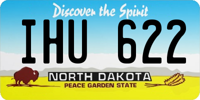 ND license plate IHU622