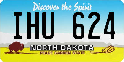 ND license plate IHU624