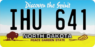 ND license plate IHU641