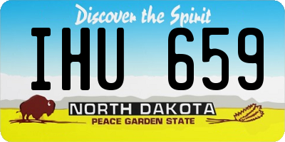 ND license plate IHU659
