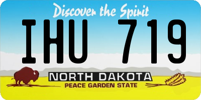 ND license plate IHU719