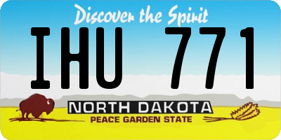 ND license plate IHU771