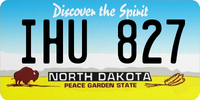 ND license plate IHU827