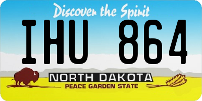 ND license plate IHU864