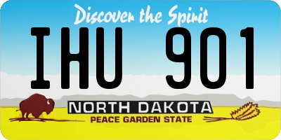 ND license plate IHU901