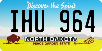 ND license plate IHU964