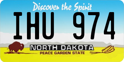 ND license plate IHU974