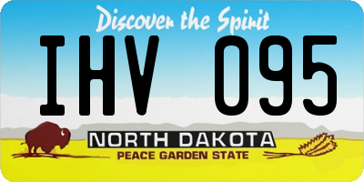 ND license plate IHV095