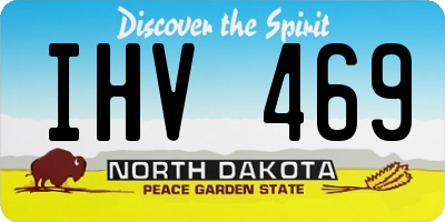 ND license plate IHV469