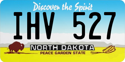 ND license plate IHV527