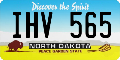 ND license plate IHV565