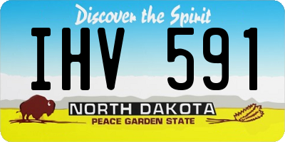 ND license plate IHV591