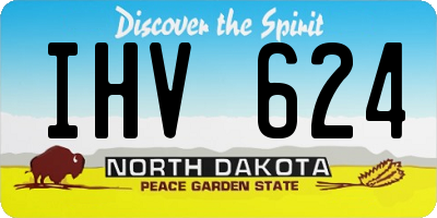 ND license plate IHV624